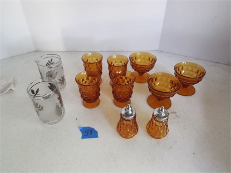 Amber Colored Glassware