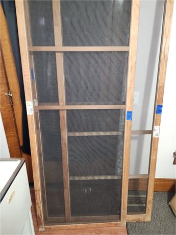 32" wooden screen door #2