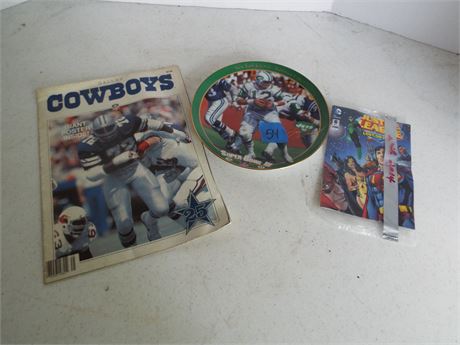 Collectible Football Memorabilia and Justice League