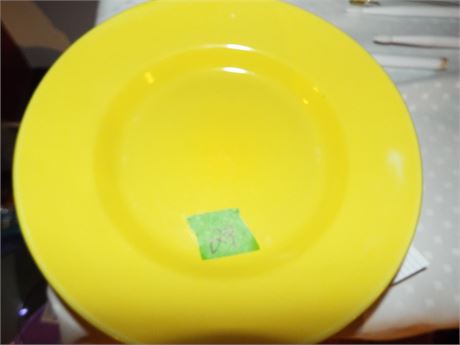 Vintage Yellow Plates