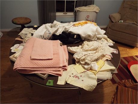 Misc. Doilies, Table Clothes