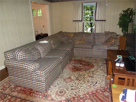 Ethan Allen L Shapped Sectional