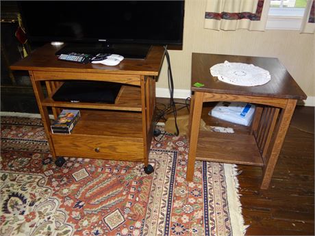End Table and TV Table Mission Style Living Room