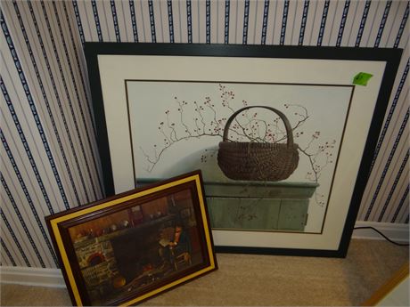 Framed Art Basket Print