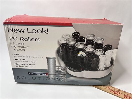 Hot Rollers and Bonnet Hair Dryer