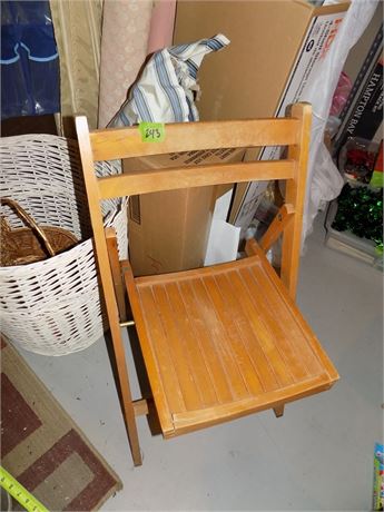 Folding Wood Chair