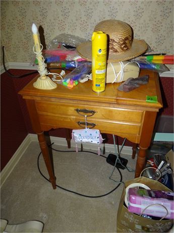 Singer Sewing Machine and More Upstairs Bedroom