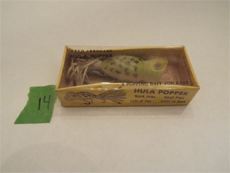 Fred Arbogast Hula Popper Lure