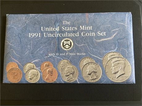 1991  Uncirculated Coin set