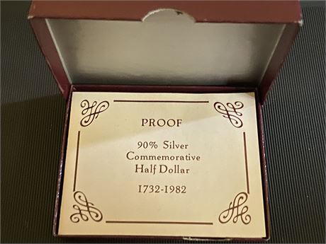 George Washington  Commemorative 1/2 Dollar 90% Silver