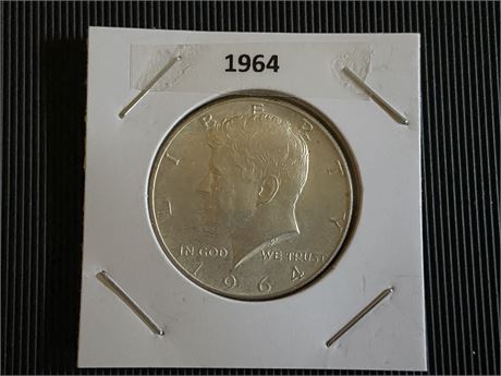 1964 Kennedy 1/2 Dollar Silver