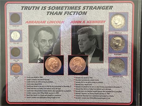 Lincoln - Kennedy Coin Display