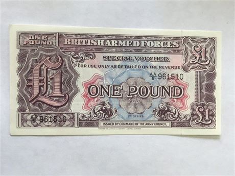 British Armed Forces 1 Pound