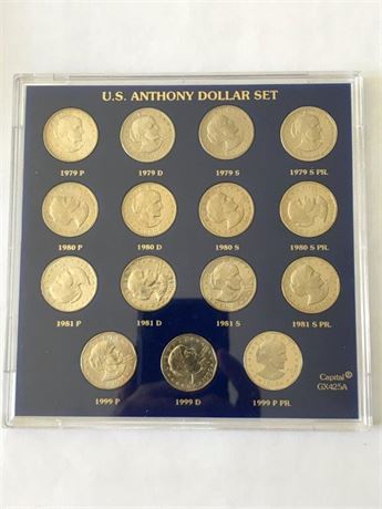 U.S. Anthony Dollar Set
