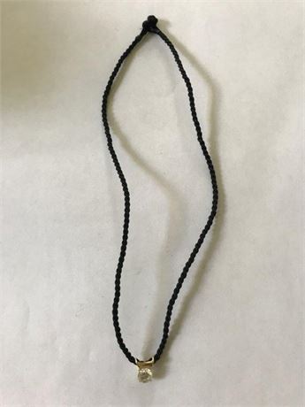 Stamped 14K CZ Pendant
