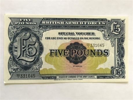 British Armed Forces 5 Pound