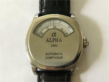Alpha 1993 Automatic Jump Hour Watch
