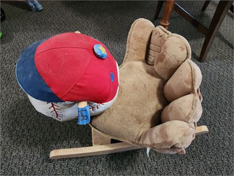 Rocking baseball toy