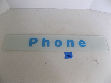 Glass Phone Booth Insert