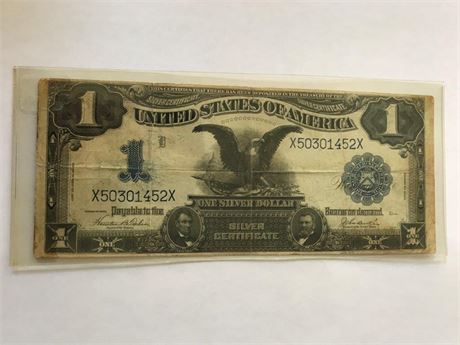 1899 US One Silver Dollar Certificate