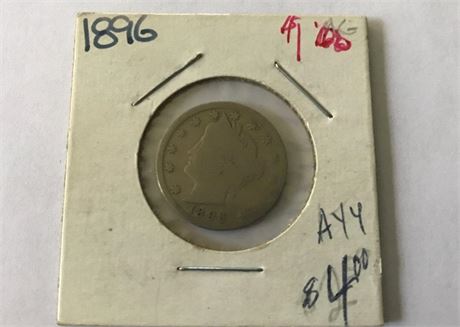 1896 US Nickel Coin