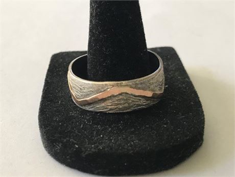 Stamped 14K/Sterling Size 11 Ring