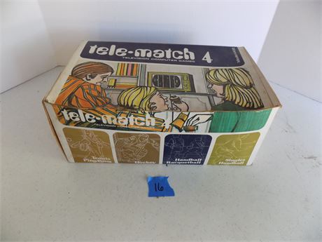 Vintage Tele-match 4 Video Game
