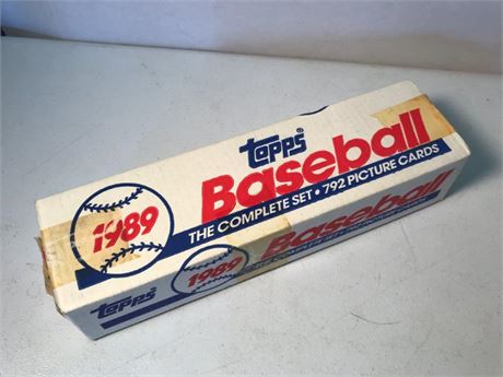 Box Labeled 1989 Topps Baseball