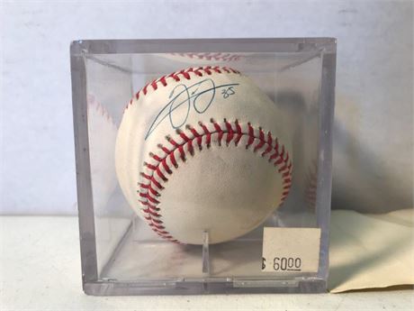 Frank Thomas Signed Baseball with C.O.A.