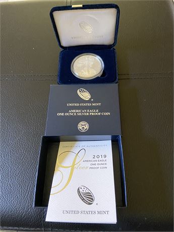 2017 American Eagle Uncirculated - One Ounce Silver Proof Coin 99.9 % Silver