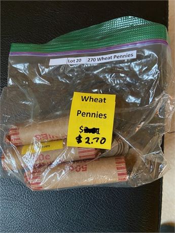 270 Wheat Pennies