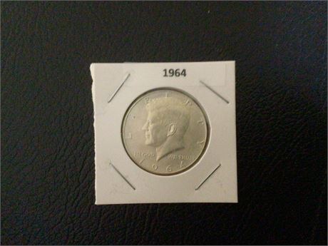 1964 Kennedy 1/2 Dollar Silver