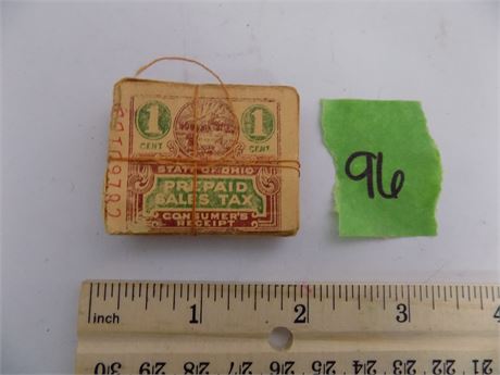 Collectible 1 Cent Tickets
