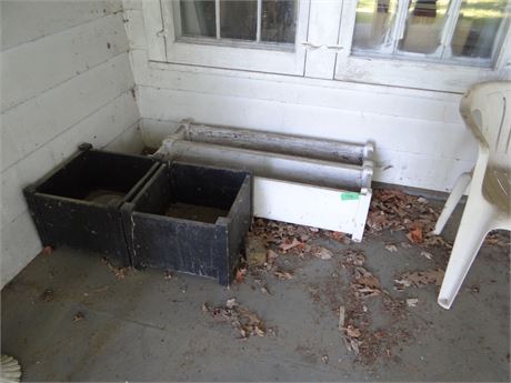 Wood Planter Boxes