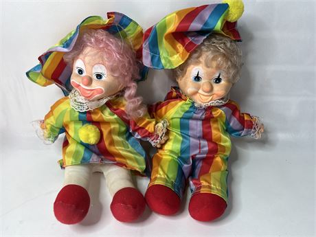 Clown Dolls Pair