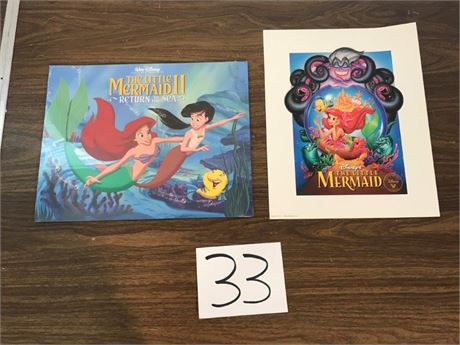 Sealed Little Mermaid II & 1 Little Mermaid Lithograph