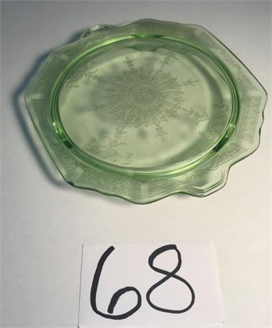 Vaseline Glass Plate