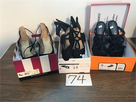 3 Pairs of Women's Shoes