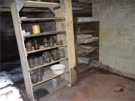 Glass as a Lot in Basement