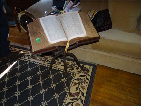 Very Old Dictionary with Stand