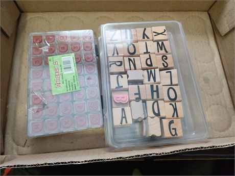 1 Stampin Up, 1 Premium, 1 Whispers stamps