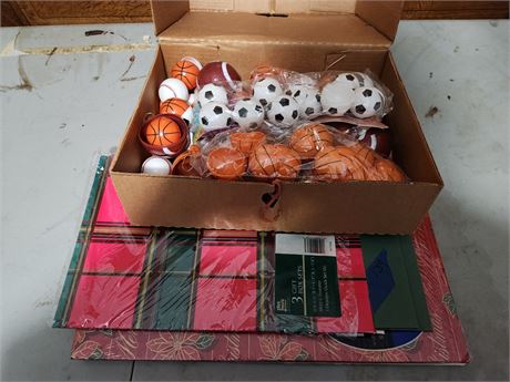 Sports Balls & Gift Boxes