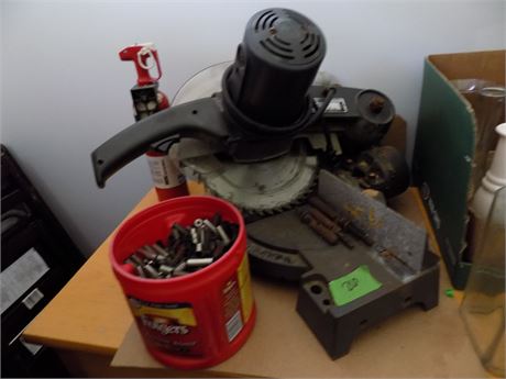Table Saw and Tool Storage