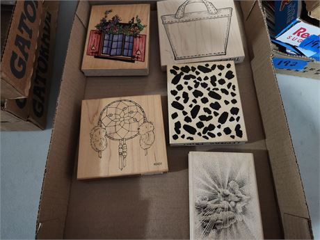5 Very Large Stamps