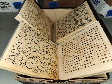 Extra Large Stamps. 4 Stampin Up