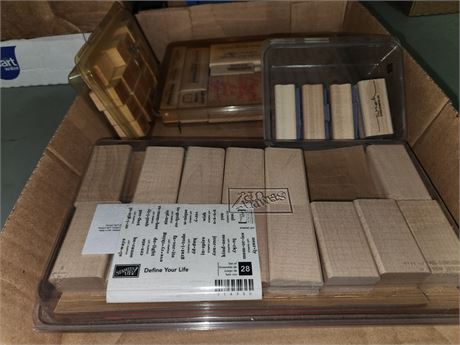 4 Stamp Sets, 3 Stampin Up & 1 Other Brand.
