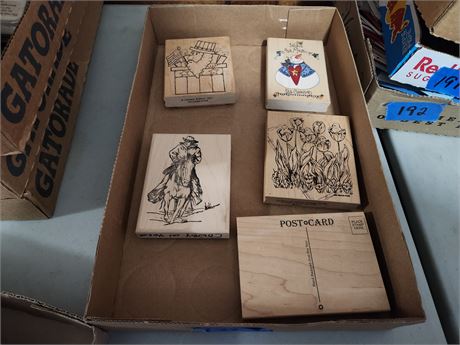 5 Very Large Stamps