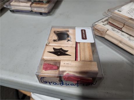 2 Stampin Up Stamps & 1 Other Brand