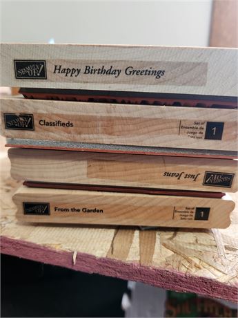 4 Stampin Up Sets