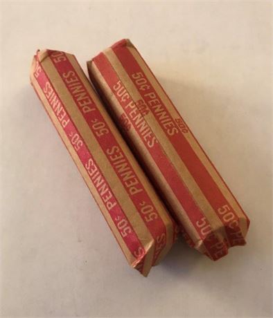 Two Rolls of Wheat Pennies (#2)